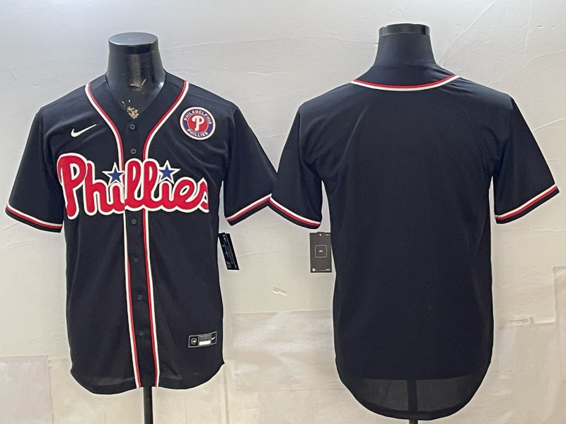 Men 2026 Philadelphia Phillies blank black Game Nike MLB Jersey 0621006->philadelphia phillies->MLB Jersey